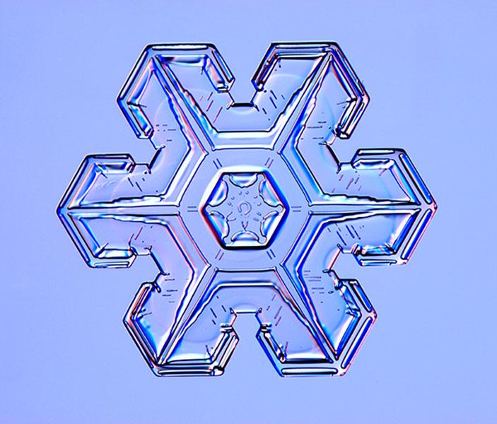 Snowflakes: Stellar plates